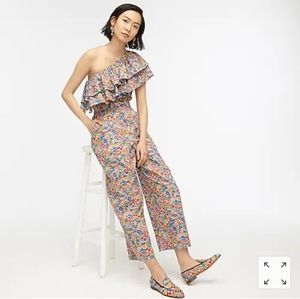 NWT J. Crew Liberty Print Margaret Annie Jumpsuit